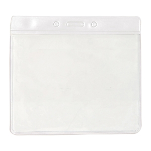 Pack of 100 Flexible Card Holder, Landscape, Large, Clear