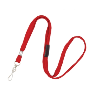 Pack of 50 Lanyards with Swivel Hook, Breakaway, 10mm, Red