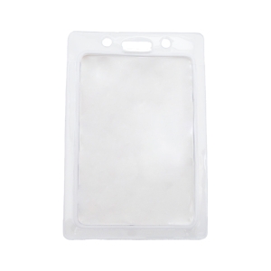 Pack of 10 Flexible Card Holder, Portrait, Standard Size, White