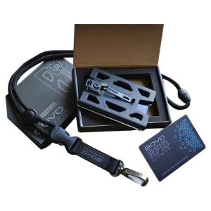 GOVO T4 Kit - Polycarbonate Card Holder + T3 Lanyard + RFID Card